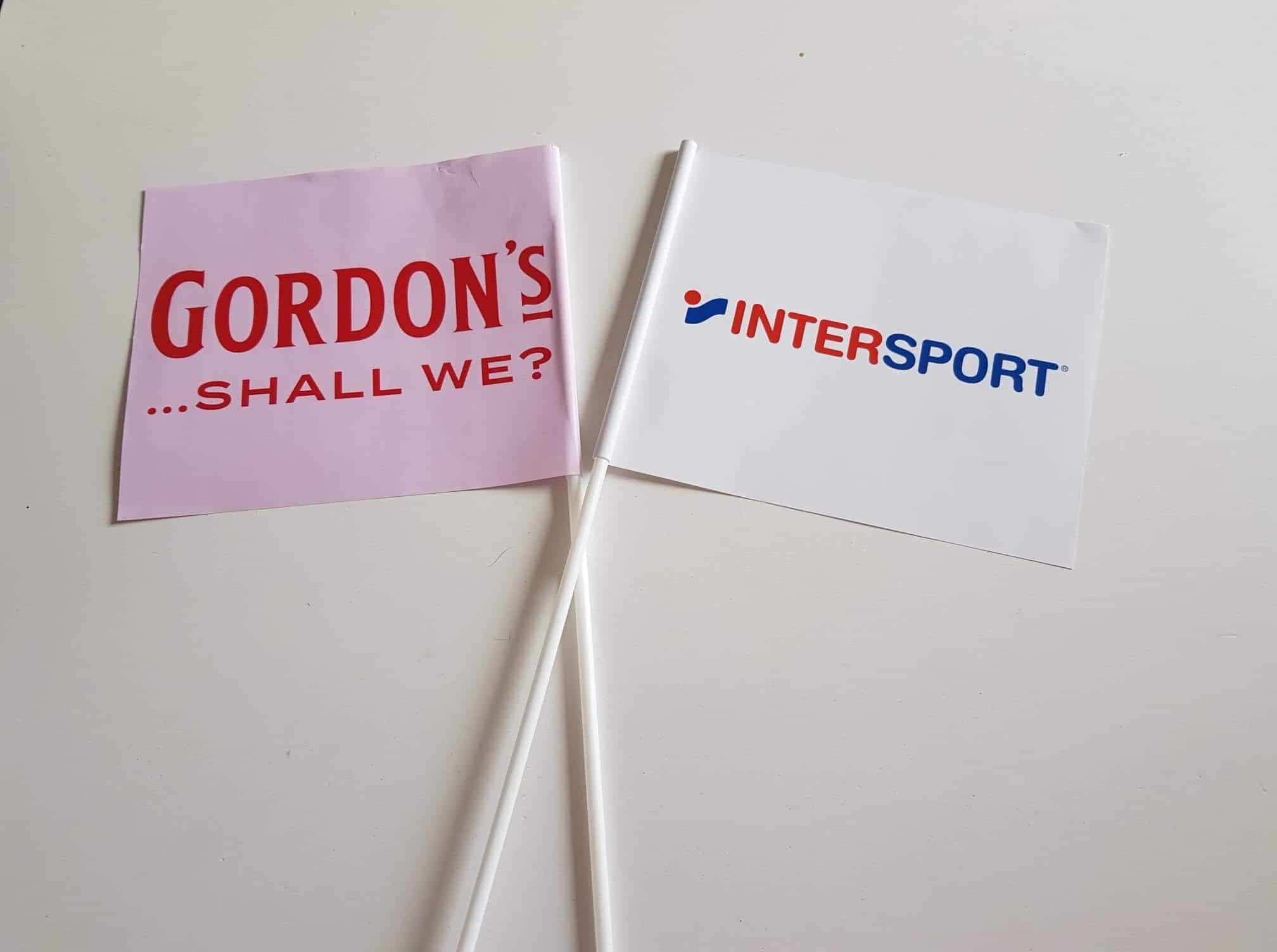 Papirflag gordons og intersport